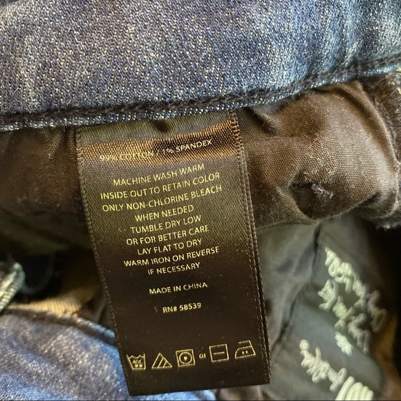 Kut From The Kloth Slim Straught Mid Rise Ankle Crop Raw Hem Denim Jeans Sz 6 - Picture 8 of 12